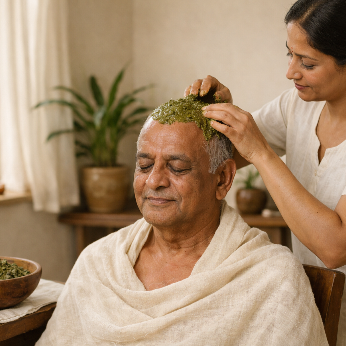 Herbal Hair Pack Therapy